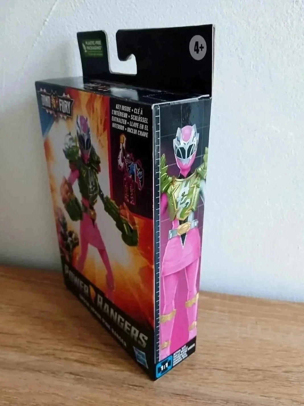 Figurino Power Rangers Dino Fury Armadura de Destruição Ranger Rosa – photo 3